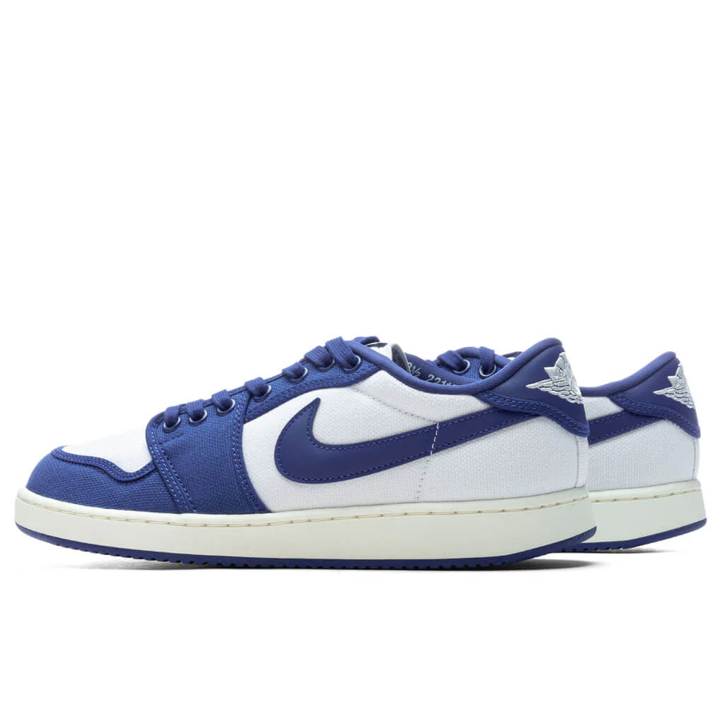 Air Jordan KO 1 Low - White/Dark Royal Blue/Sail - Image 3