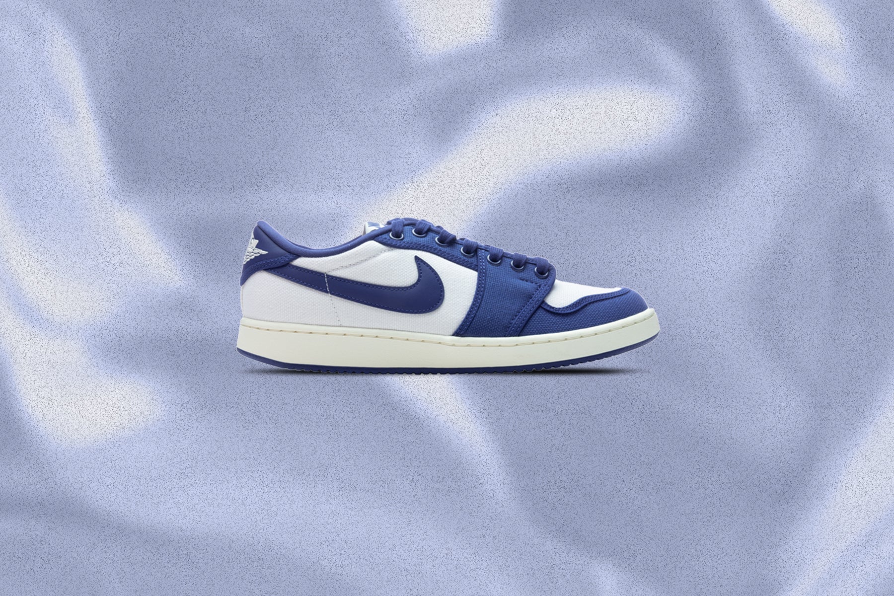 Air Jordan KO 1 Low - White/Dark Royal Blue/Sail - Image 5