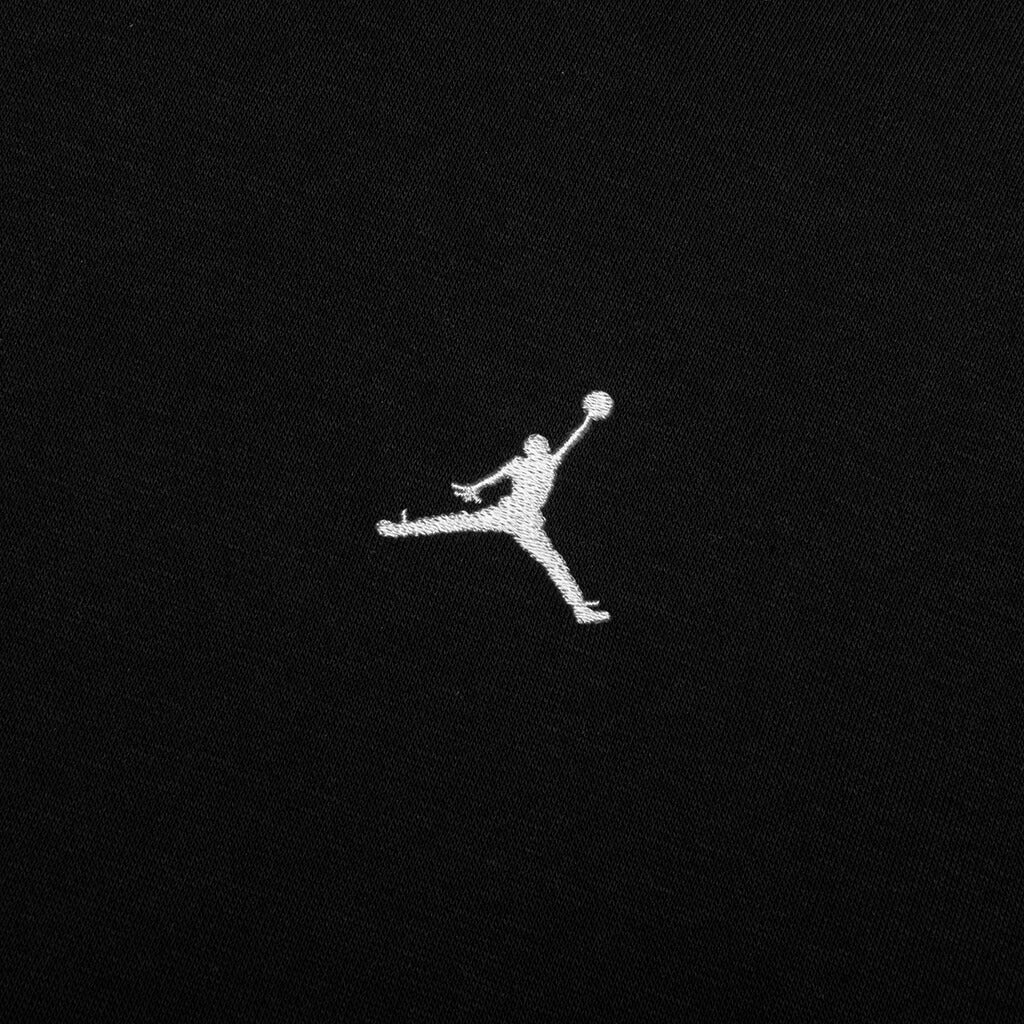 Brooklyn Fleece Pullover Hoodie - Black/White - Image 3