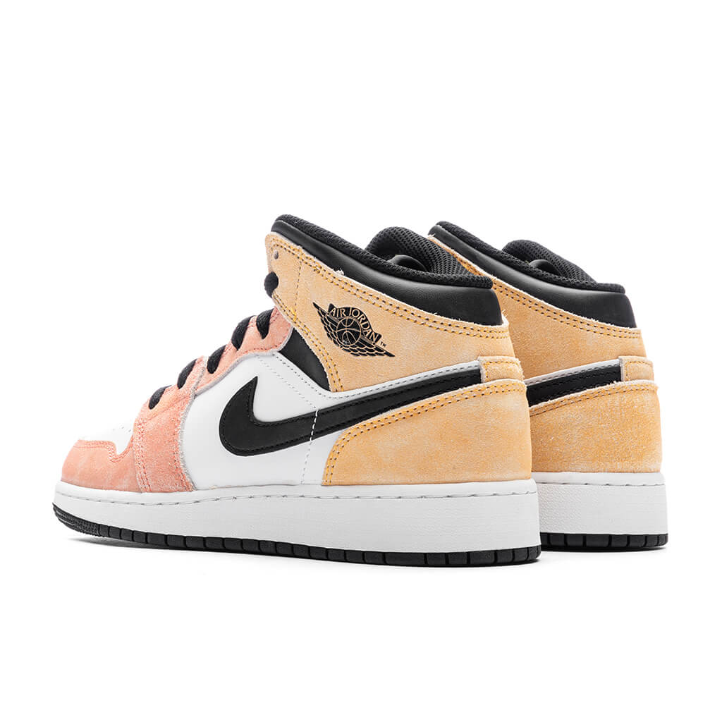 Jordan 1 Mid SE (GS) - Magic Ember/Sundial/White - Image 3