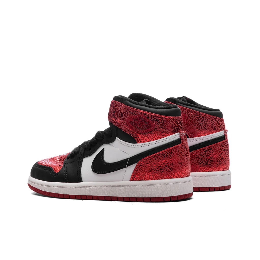 Air Jordan 1 Retro High OG 'Ruby' (PS) - Varsity Red/Black/White - Image 3