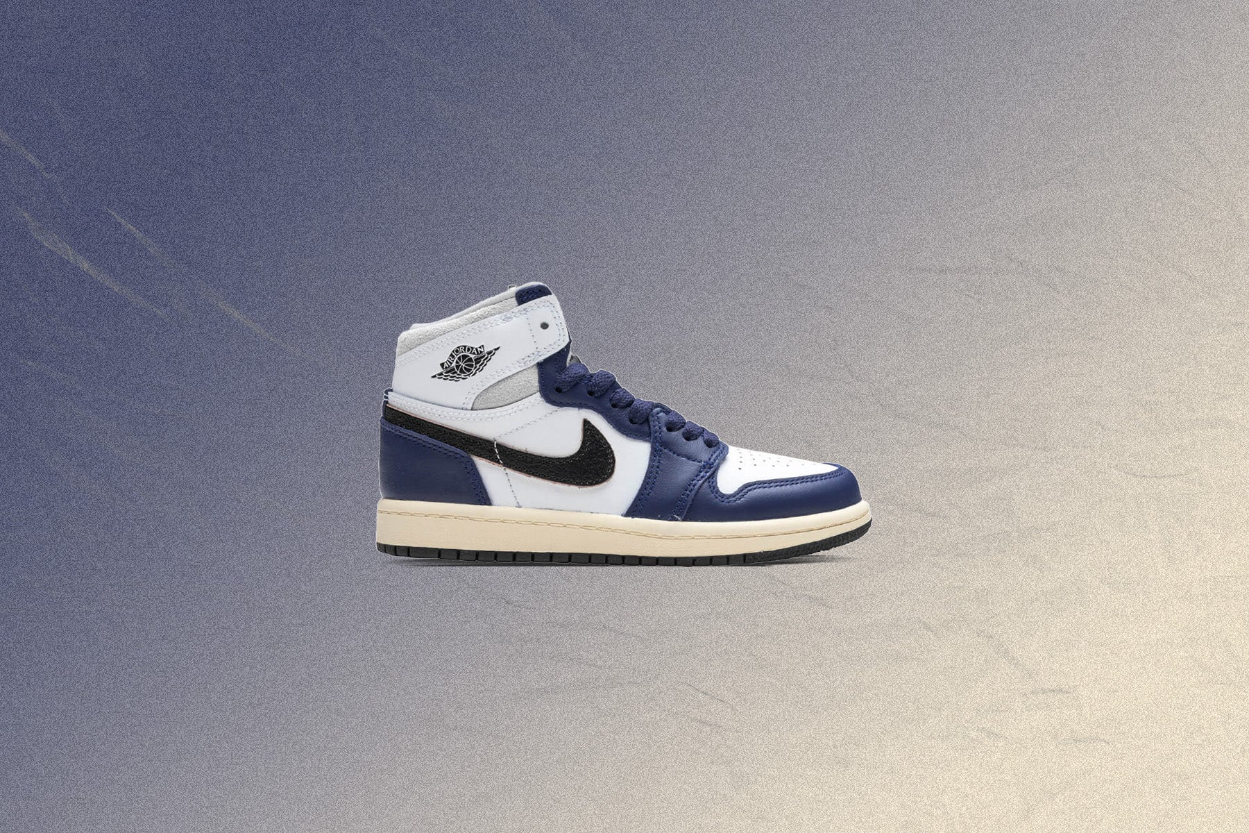 Air Jordan 1 Retro High OG 'Rare Air' (PS) - White/Black/Neutral Grey/Deep Royal Blue - Image 5
