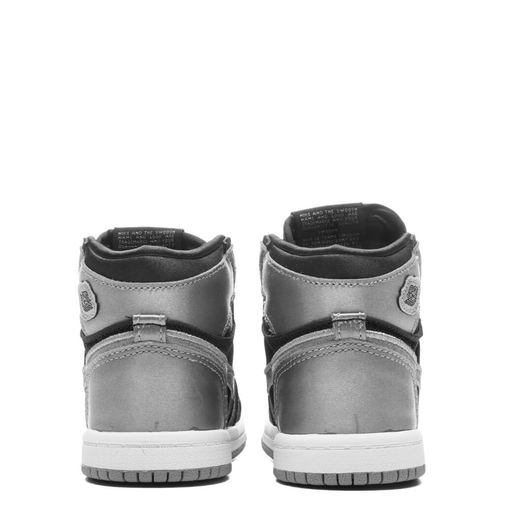 Air Jordan 1 Retro High OG 'Satin Shadow' (TD) - Black/Medium Grey/White - Image 4