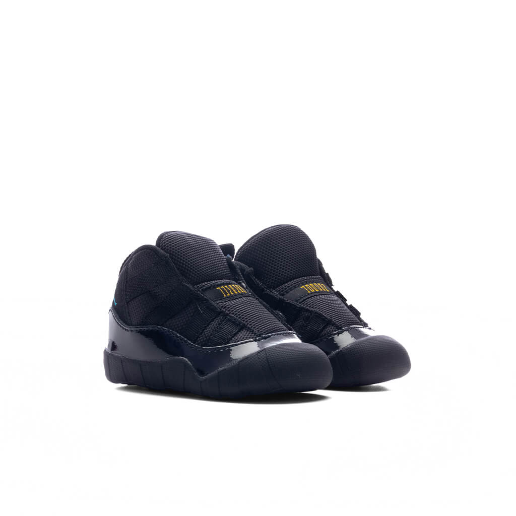 Air Jordan 11 Infant 'Gamma'- Black/Gamma Blue/Varsity Maize - Image 2