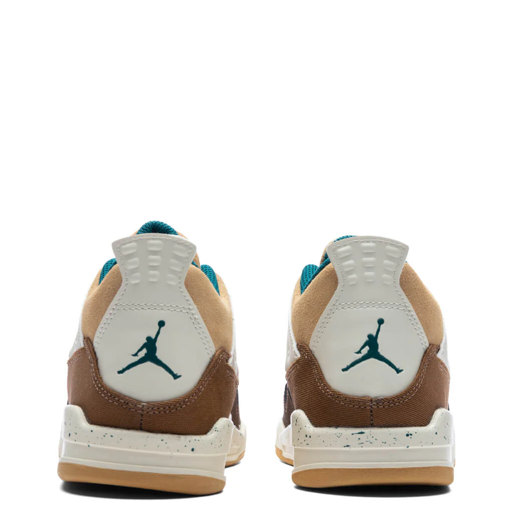 Air Jordan 4 Retro (PS) 'Cacao Wow' - Cacao Wow/Geode Teal/Ale Brown - Image 4