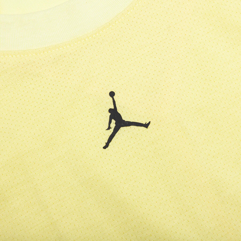 Jordan Sport Women's Diamond Tank - Citron Tint/Black - Image 3