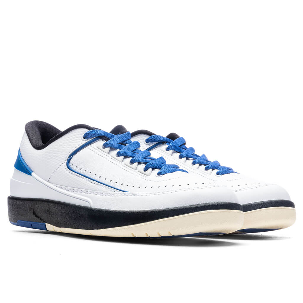 Women's Air Jordan 2 Retro Low Varsity Royal - White/Varsity Royal/Black - Image 2