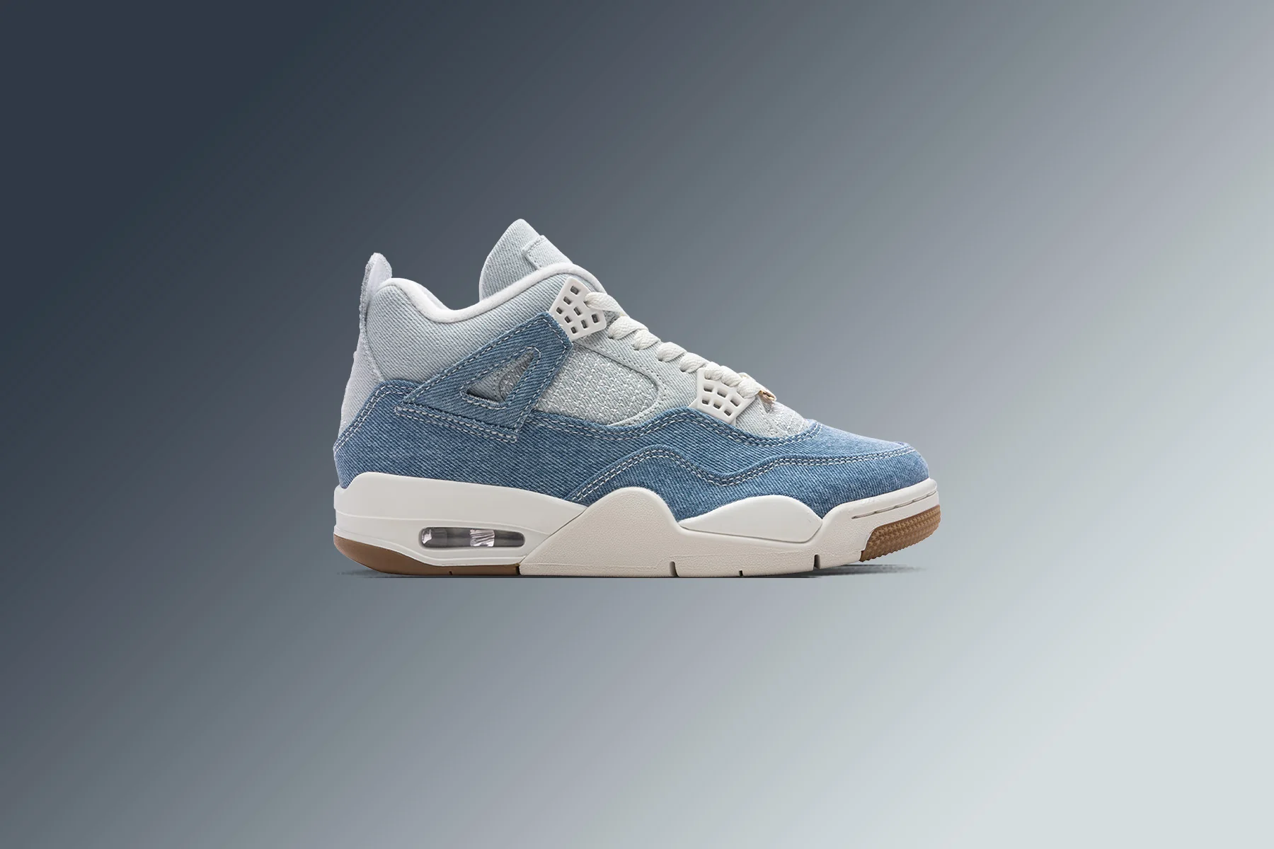 Women's Air Jordan 4 Retro Tex 'Worn Blue' - Sail/Gum Light Brown/Worn Blue - Image 5
