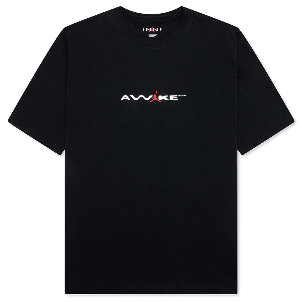 Jordan x Awake NY Tee - Black/White/University Red