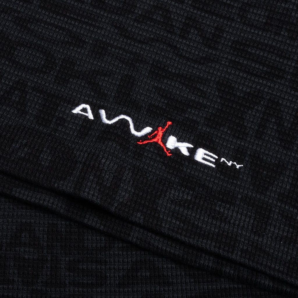 Jordan x Awake NY Thermal Long Sleeve Top - Black/White/University Red - Image 3