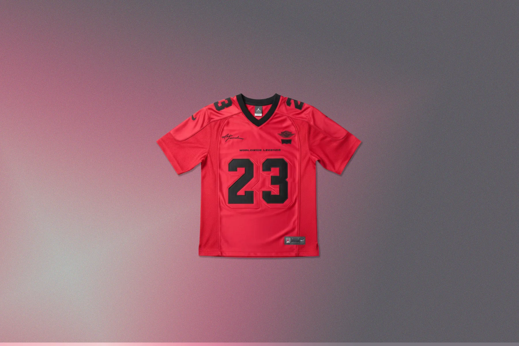 Jordan x Levi's Jersey - Gym Red/Black/Pale Ivory - Image 6