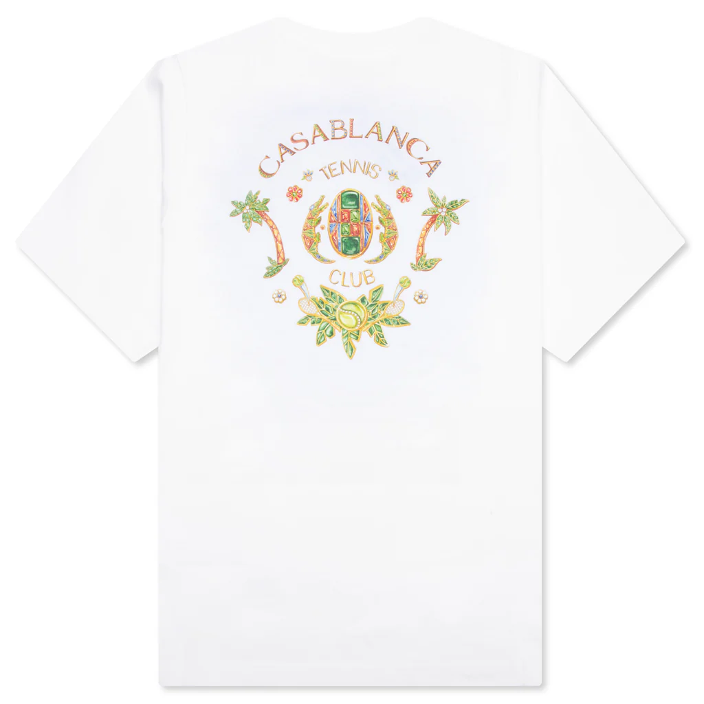 Joyaux D'Afrique Tennis Club T-Shirt - White - Image 2