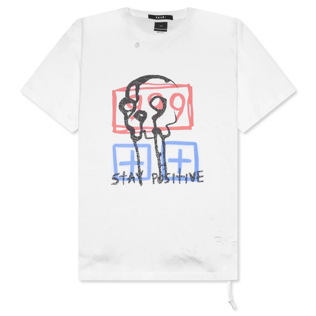 Juice Wrld Kash S/S Tee - Vintage White