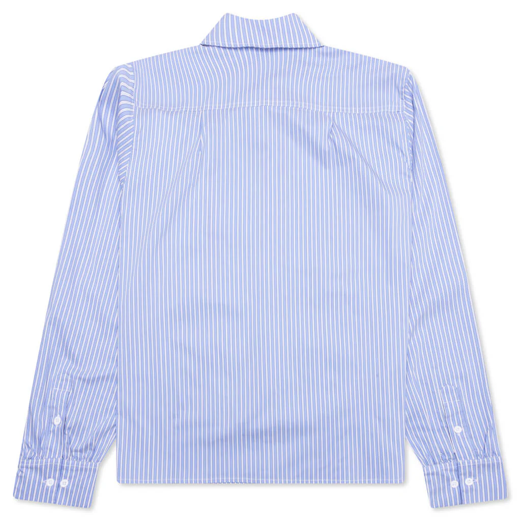 Expect Nothing L/S Shirt - Blue/White - Image 2