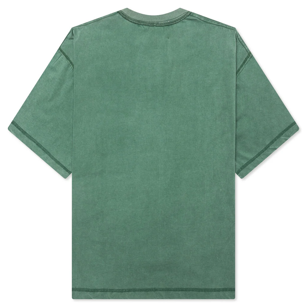 Good Morning Cops Vintage Wash Tee - Washed Green - Image 2