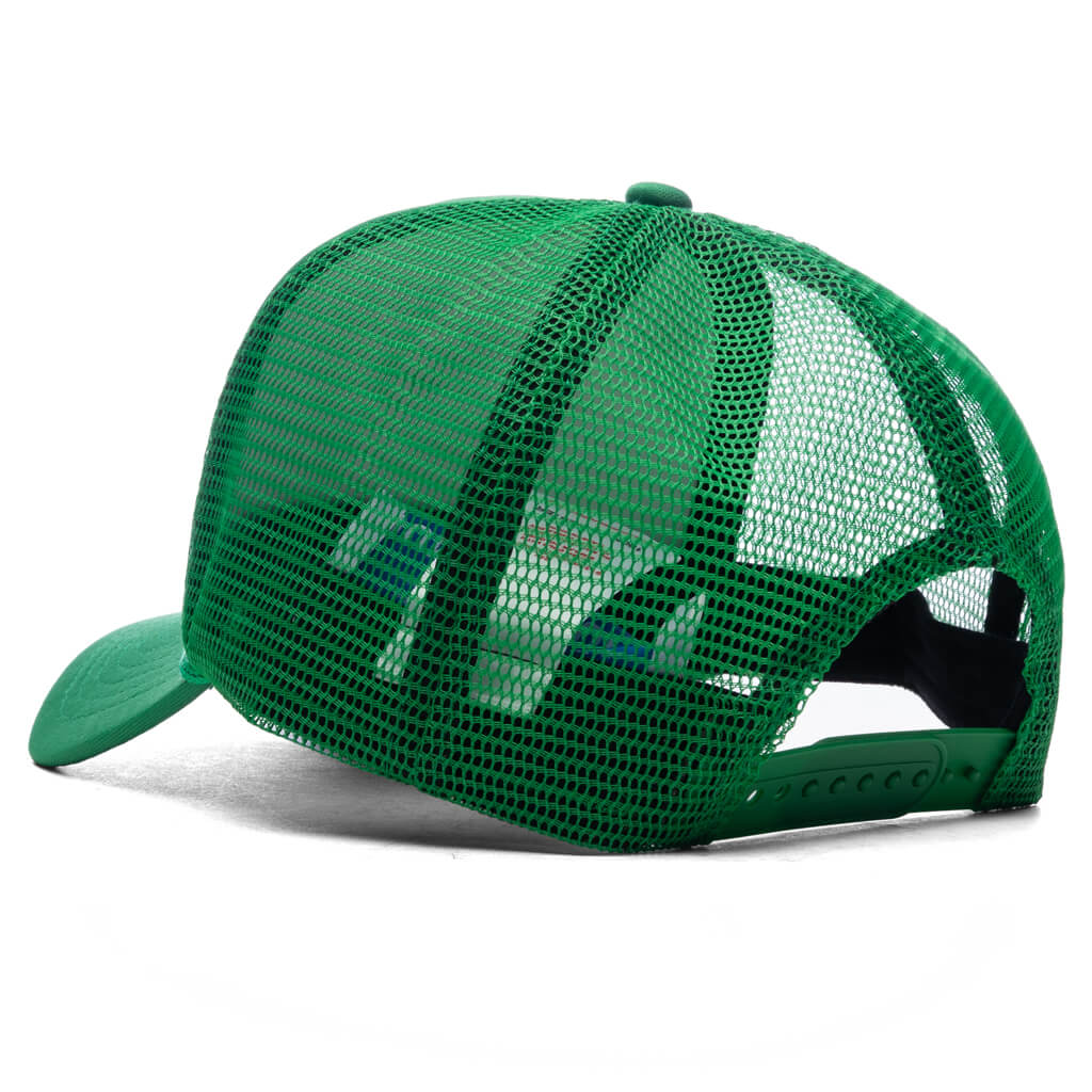 Good Morning Except Cops Trucker Cap - Green - Image 4