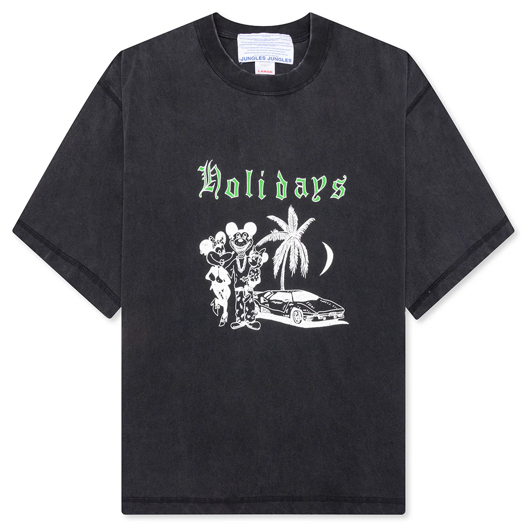 Holidays Reversible Tee - Black