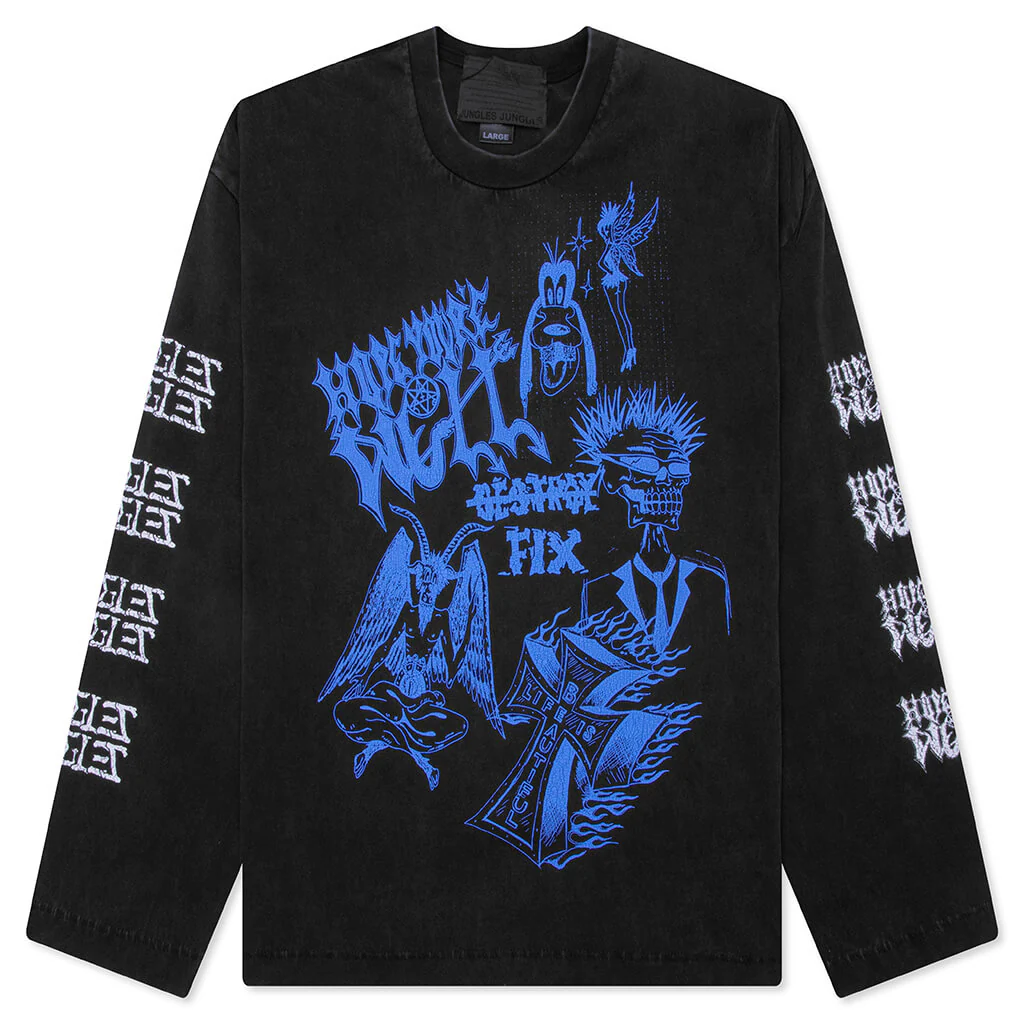 Hope You're Well L/S Tee - Black