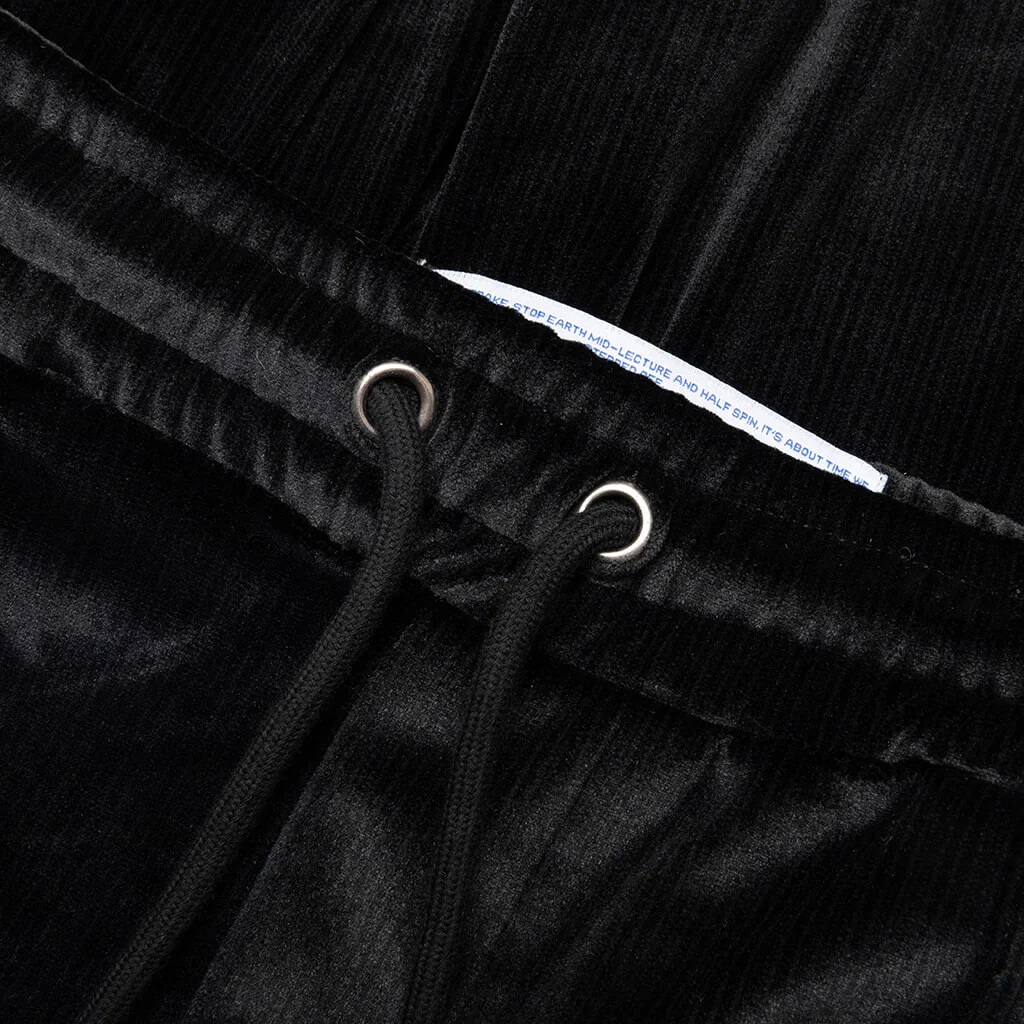 Merci Velour Pants - Black - Image 3