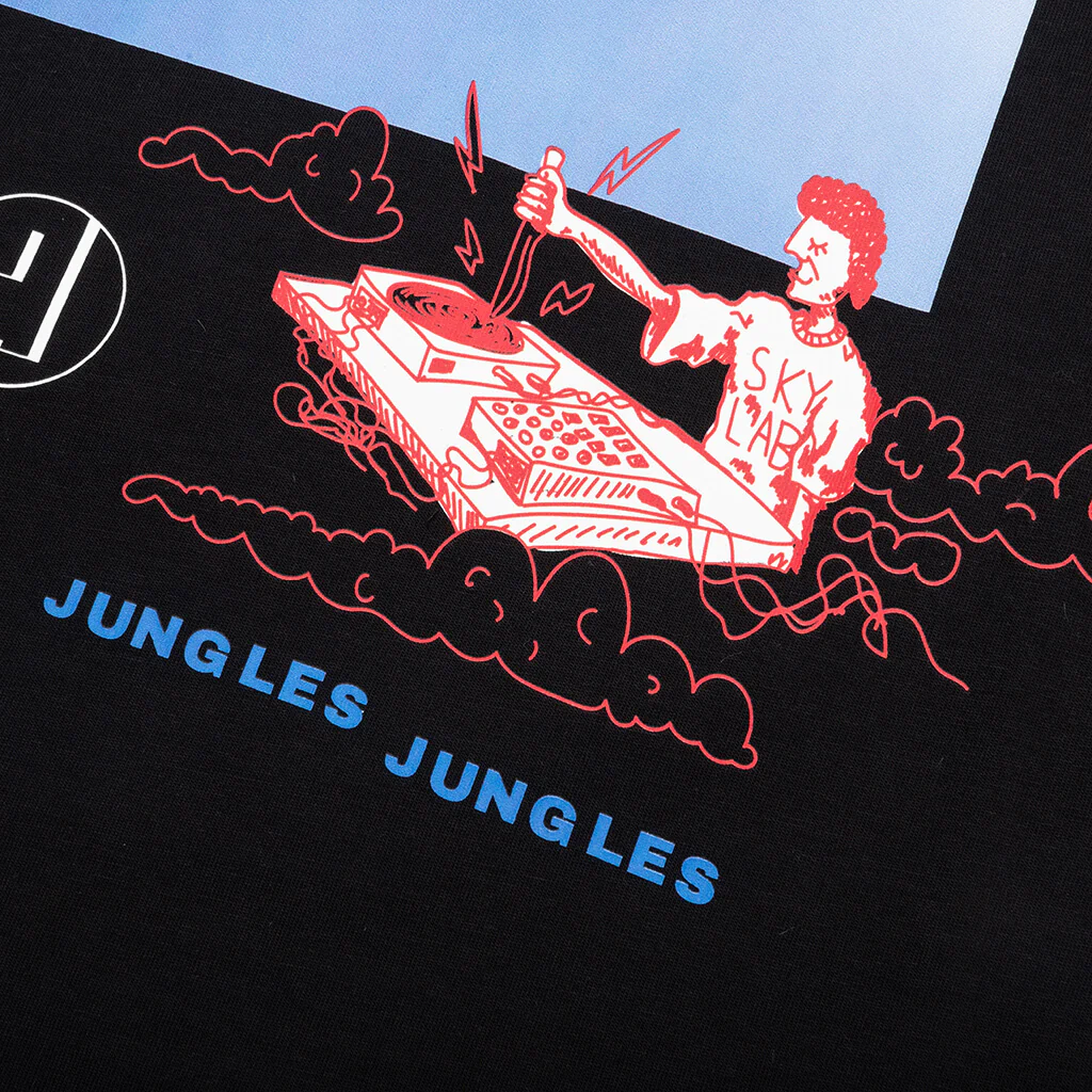Skylab Radio Smile Tee - Black - Image 4
