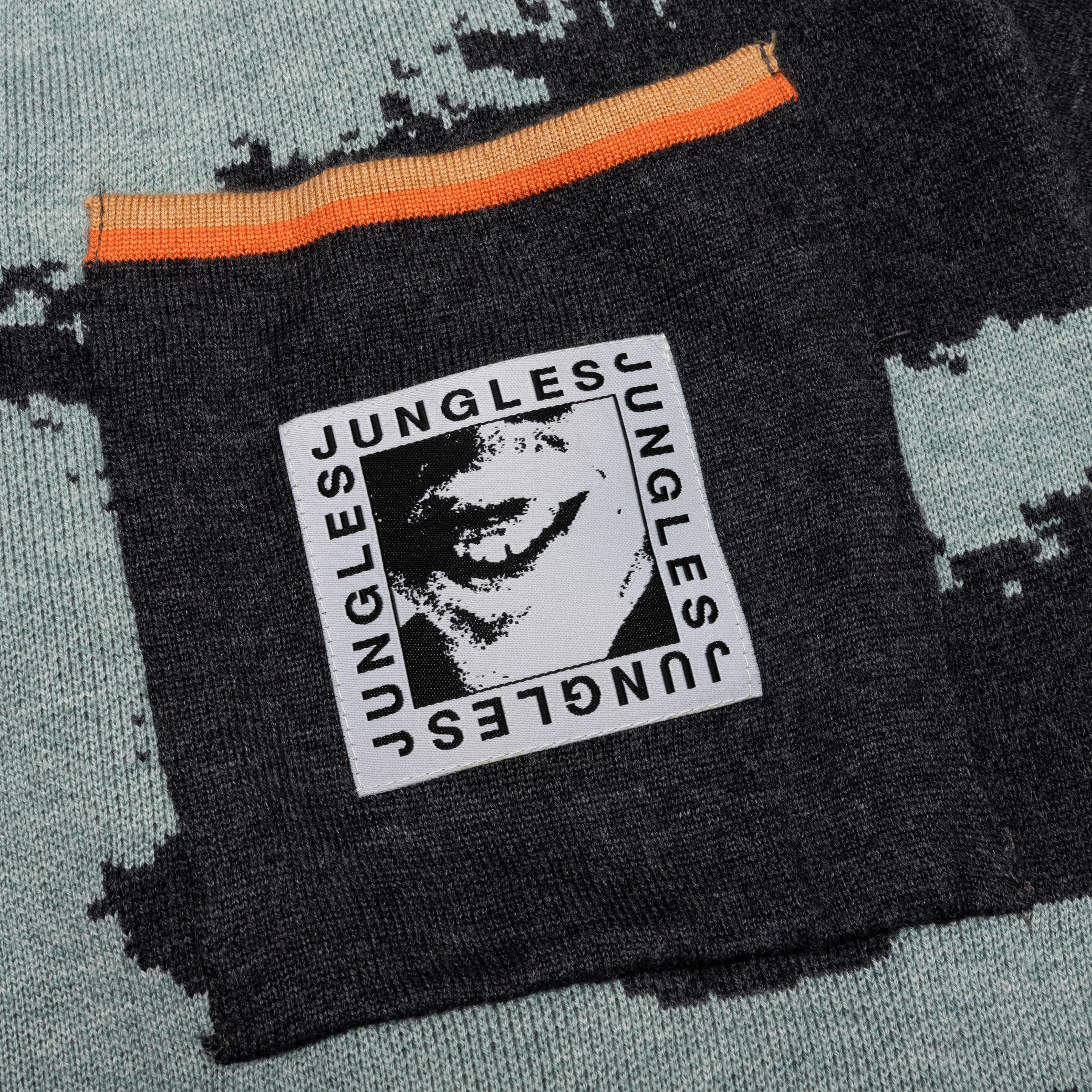 Smile Heavy Knit Shorts - Black/Blue - Image 5