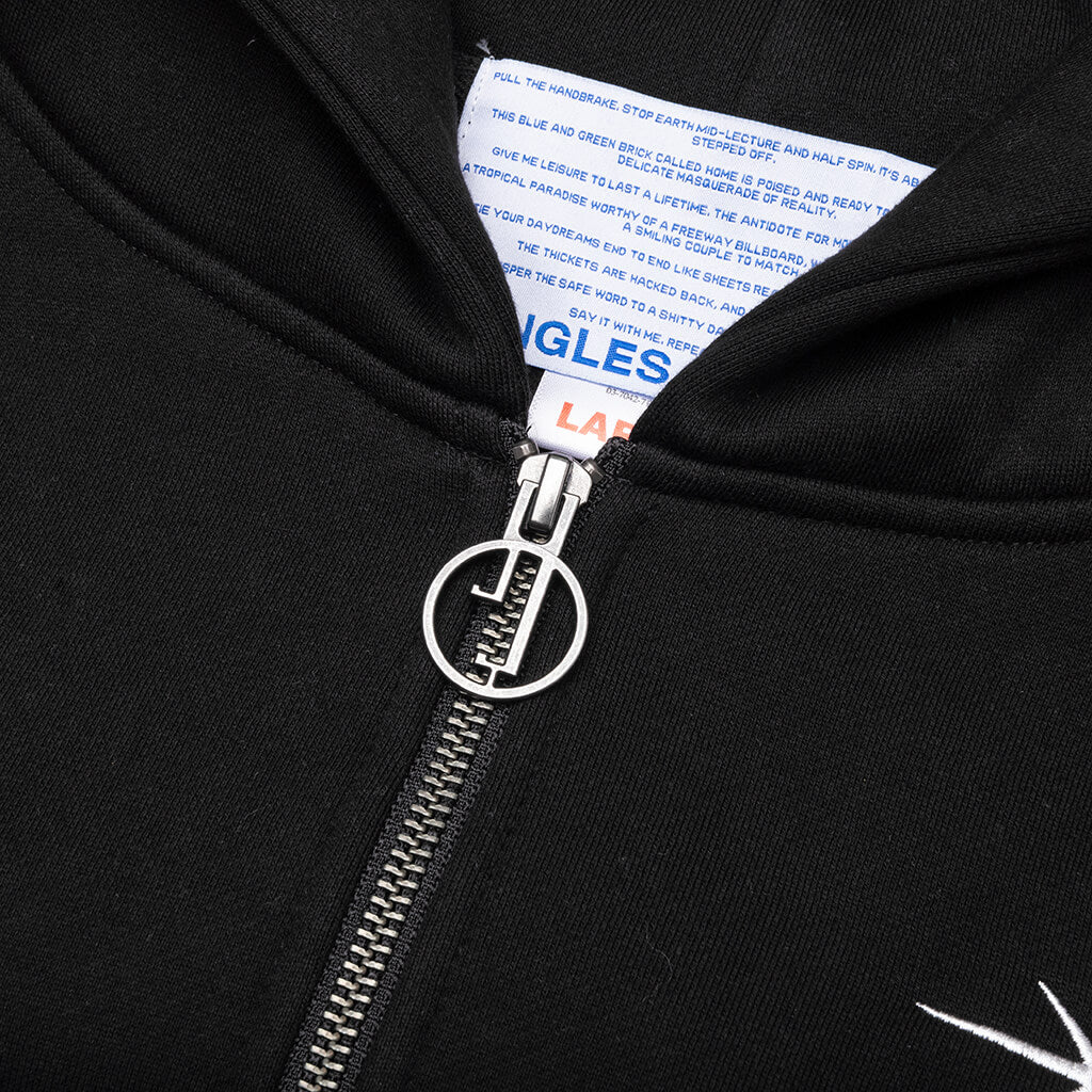 Todo Bien Zip Hoodie - Black - Image 3