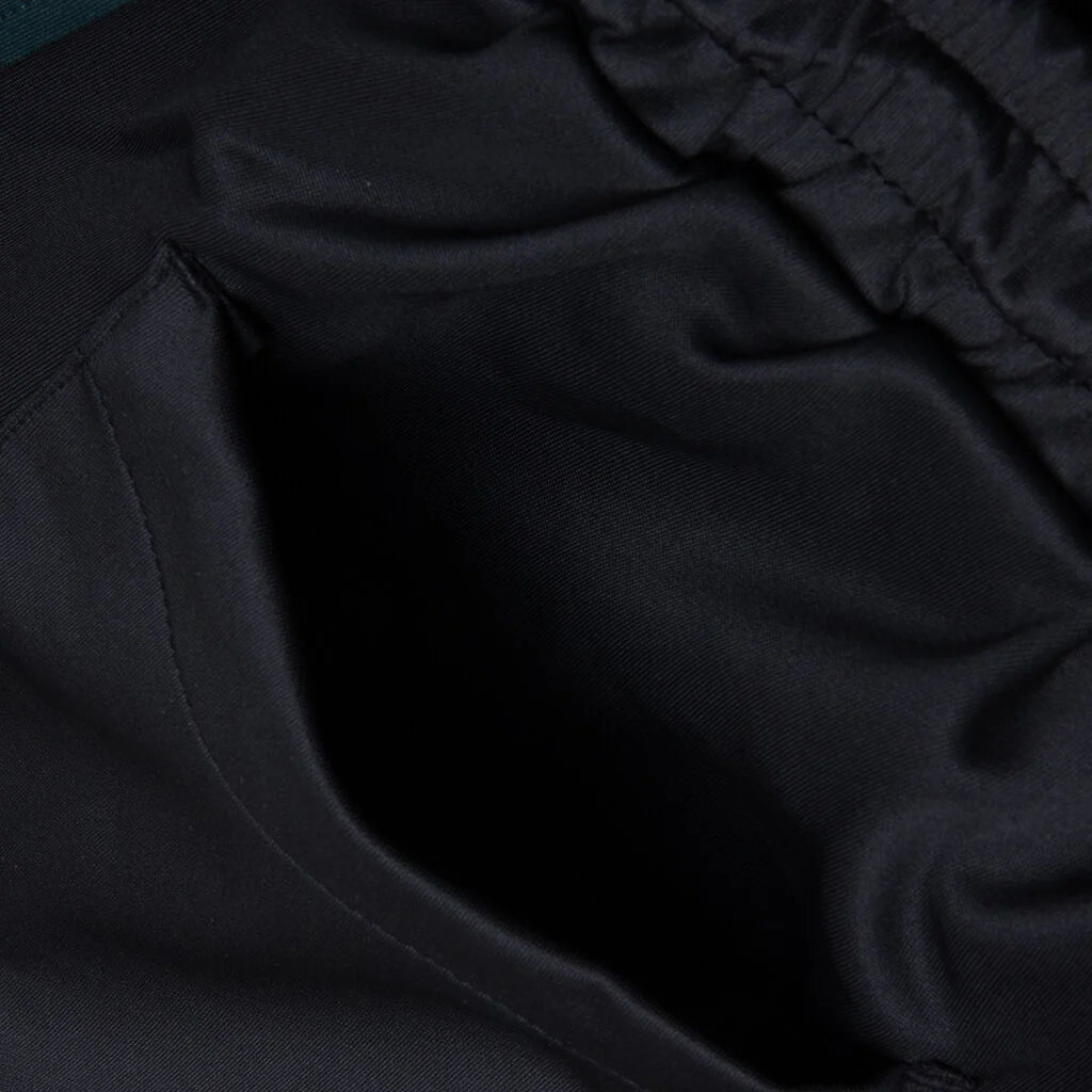 Weave Panel Shorts - Black/Green - Image 5
