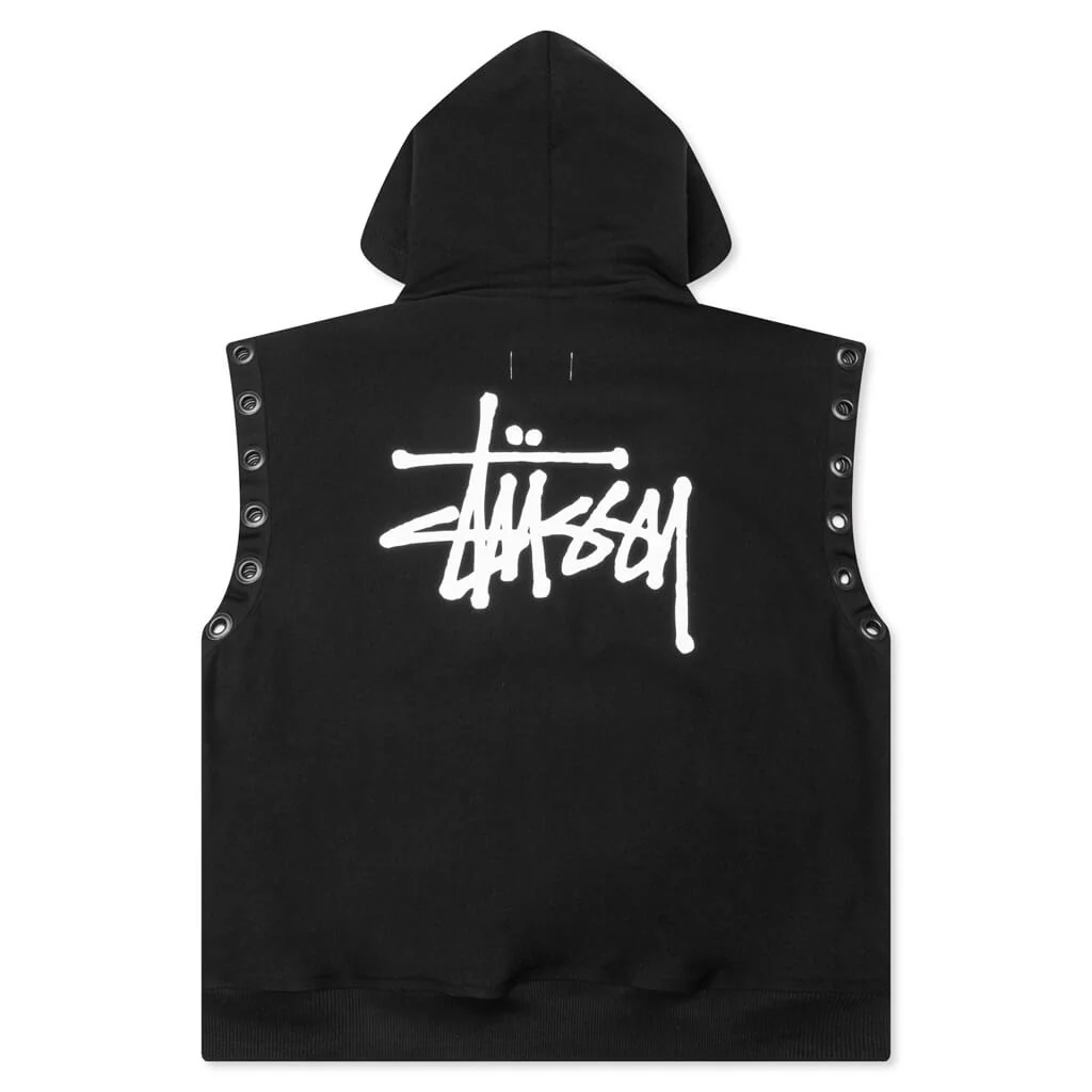 Junya Watanabe MAN x Stussy Hooded Vest - Black - Image 2