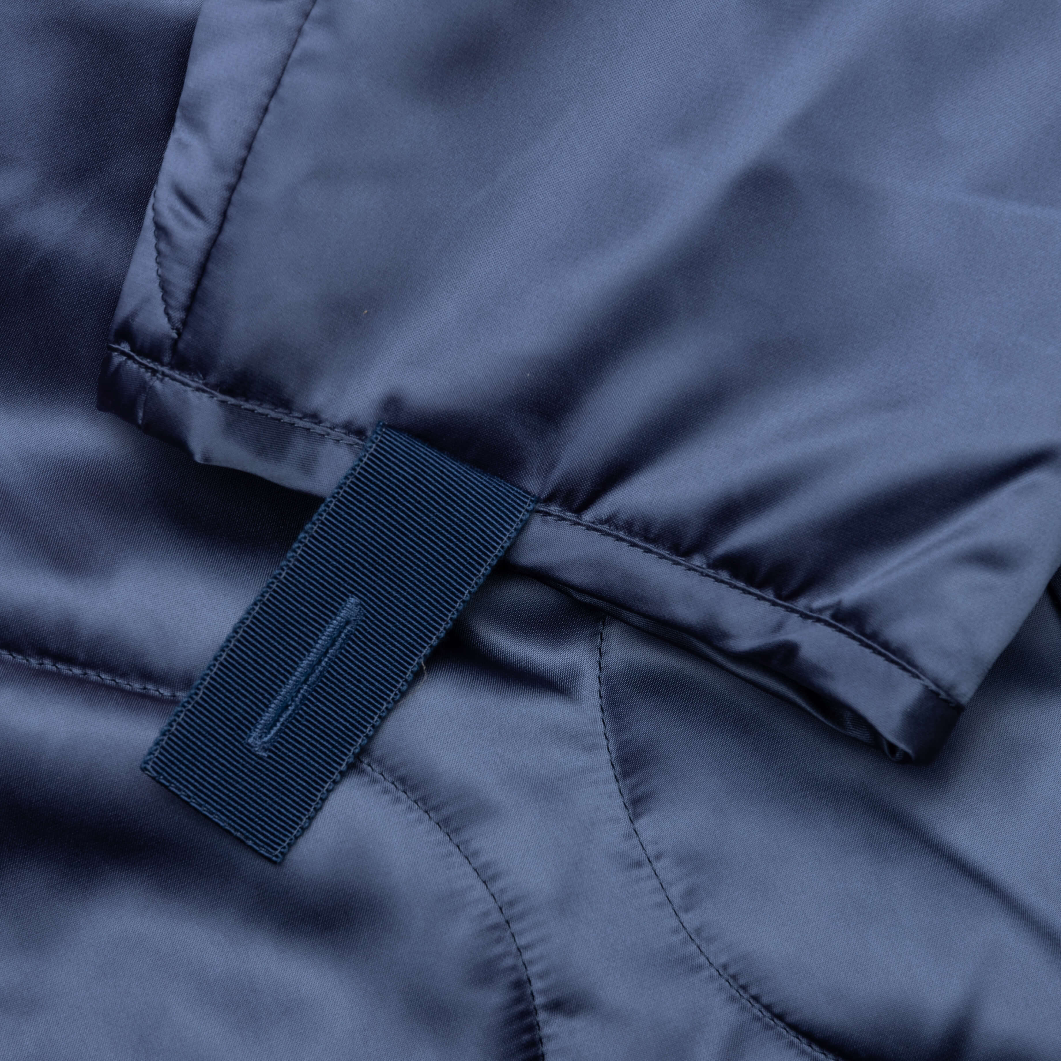 Oversized Quilted Jacket - Indigo - Image 5
