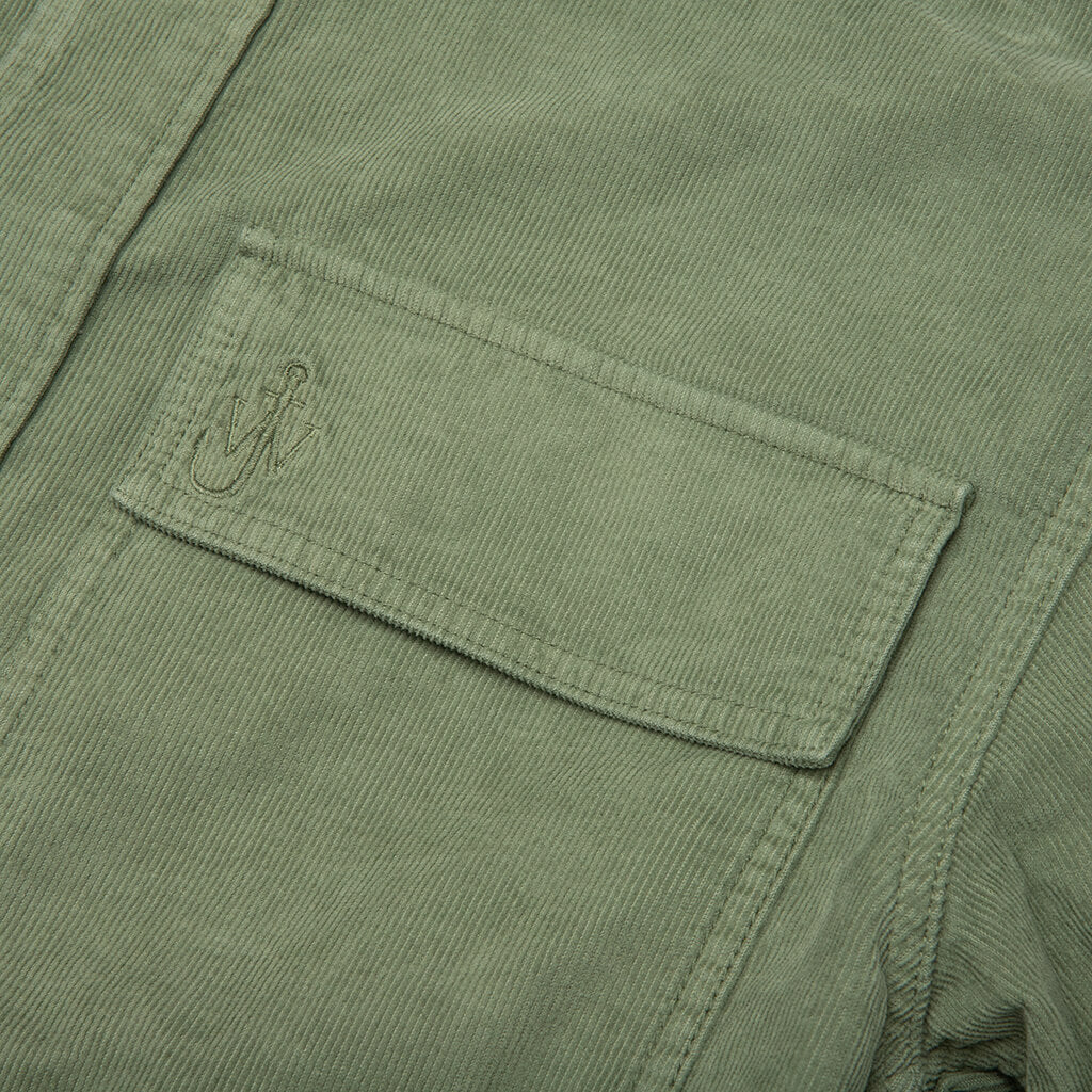 Patchwork Overshirt - Green - Image 3