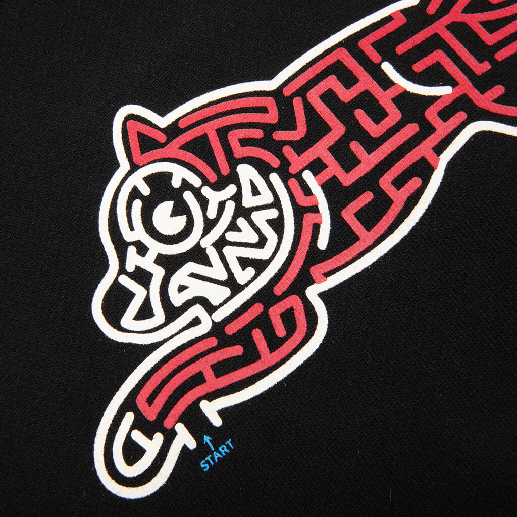 Kid's Dog Maze Hoodie - Black - Image 3
