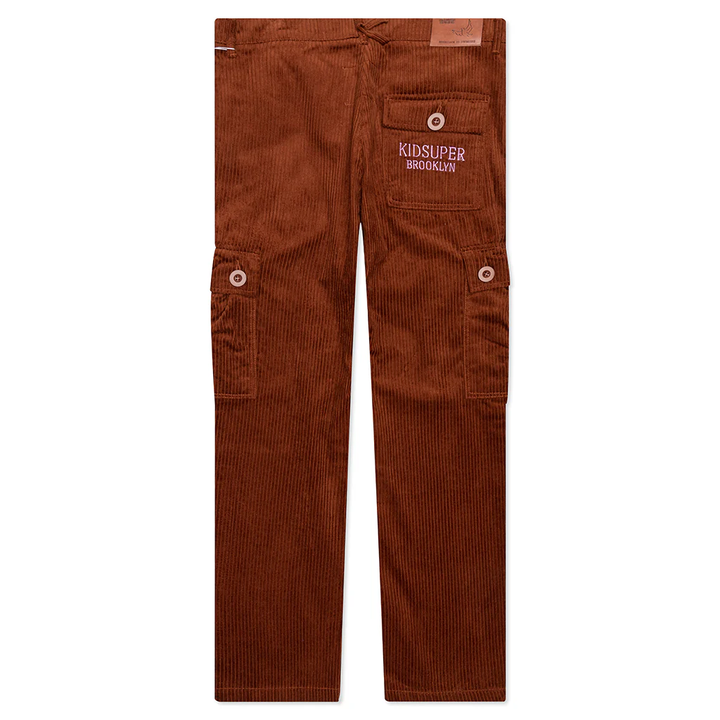 Cord Pant - Brown - Image 2