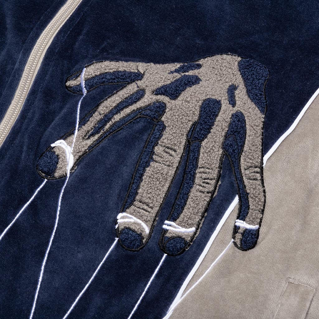 Puppet Master Tracksuit Top - Blue/Grey - Image 3