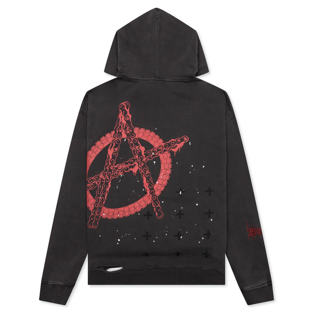 Ksubi x ASAP TyY Biggie Hoodie - Faded Black - Image 2
