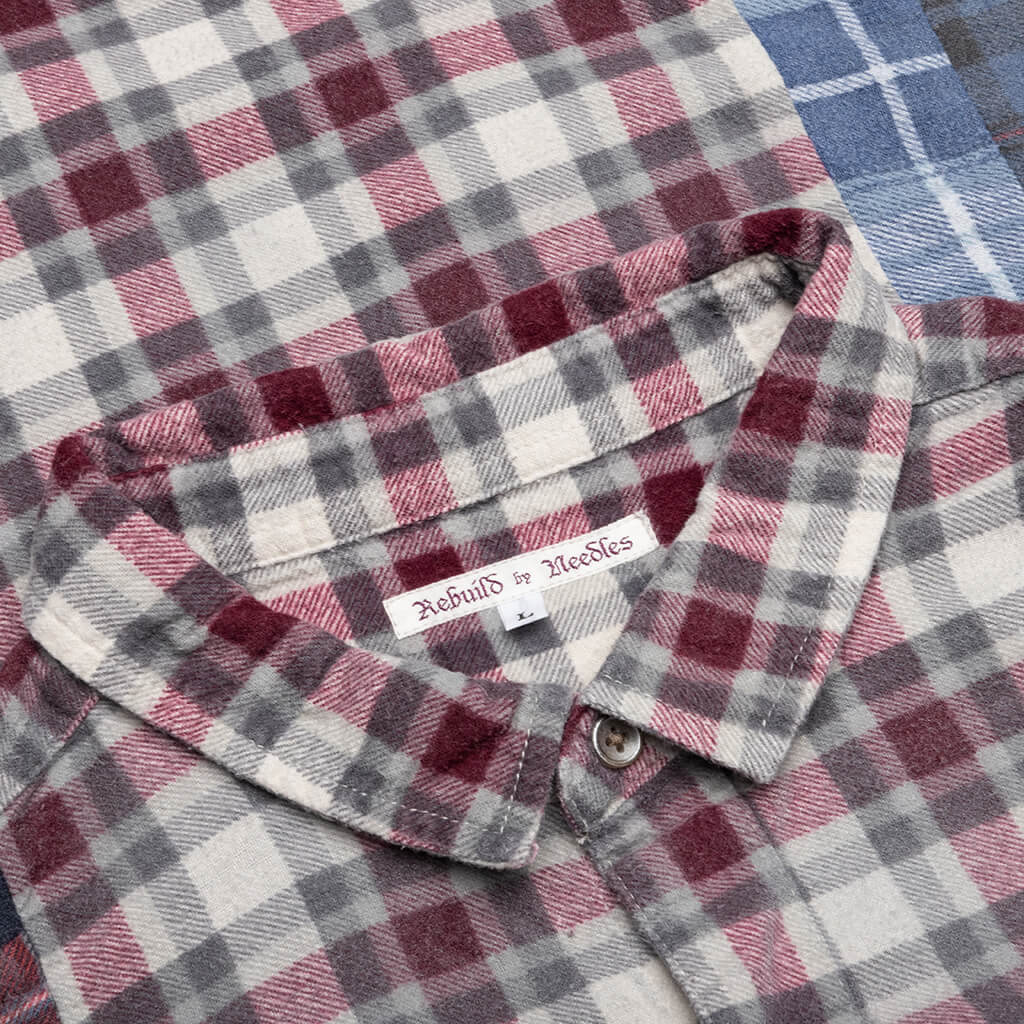 Flannel Shirt 7 Cuts Reflection Shirt - Assorted - Image 3