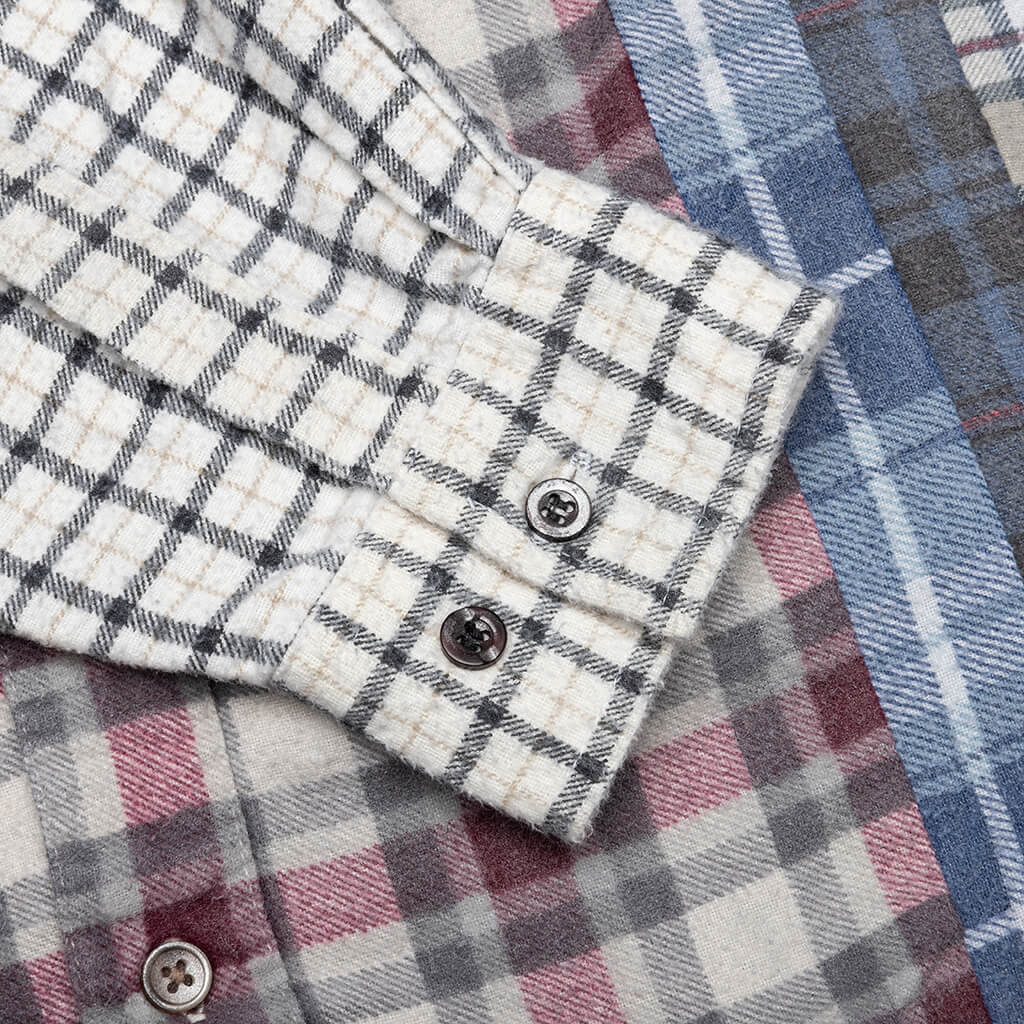 Flannel Shirt 7 Cuts Reflection Shirt - Assorted - Image 4