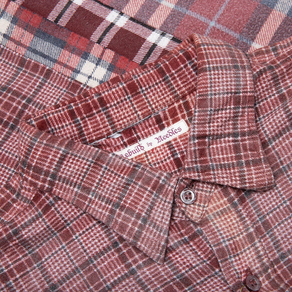 Flannel Shirt 7 Cuts Wide Reflection Shirt - Assorted - Image 3