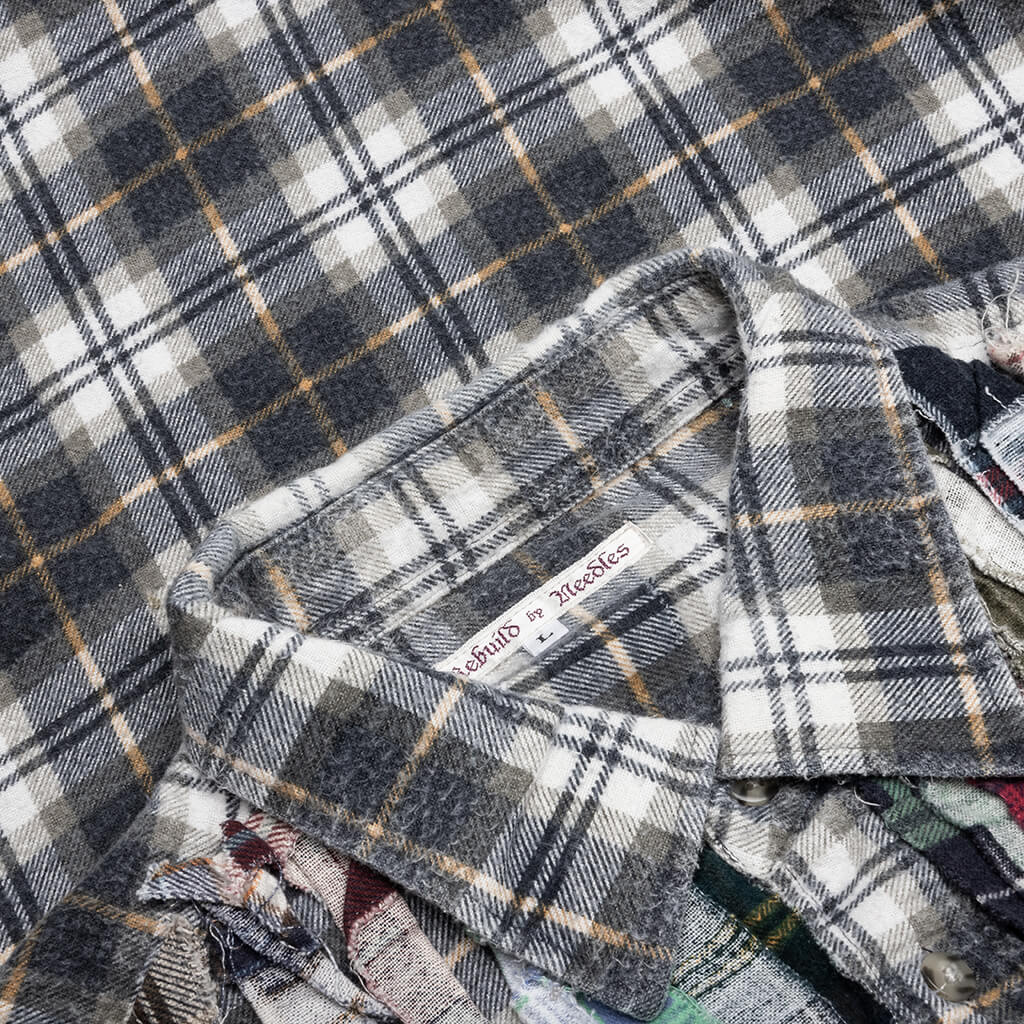 Flannel Shirt Ribbon Shirt - Assorted ADD L - Image 4
