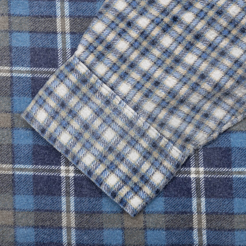 Flannel Shirt Ribbon Wide Reflection Shirt - Assorted - Image 4
