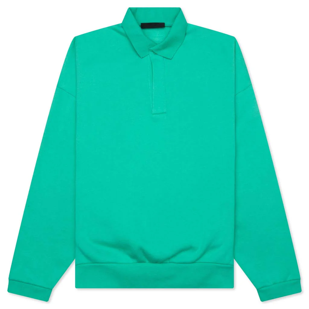 L/S Polo - Mint Leaf