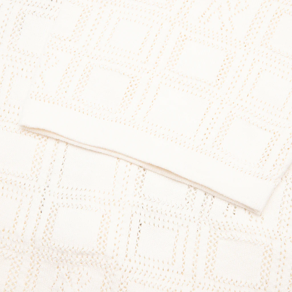 Lace Knit Shirt - Chalk - Image 5