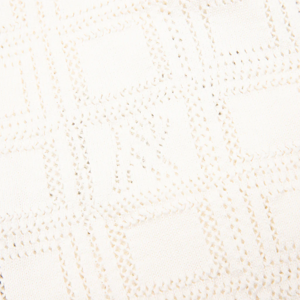 Lace Knit Shirt - Chalk - Image 6