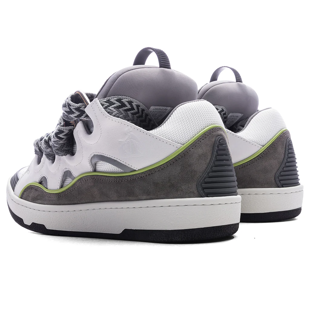 Curb Sneakers - White/Grey - Image 3