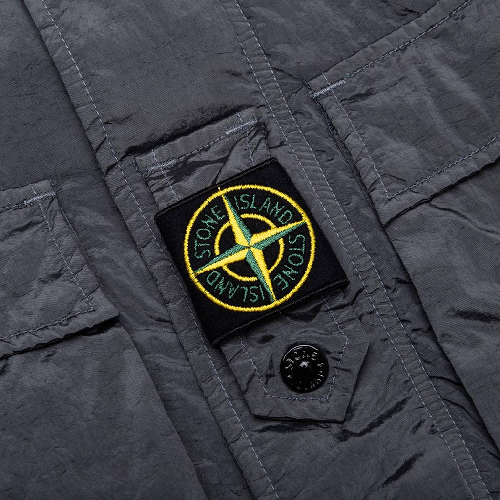 Nylon Coach Jacket - Lead Grey - Image 3