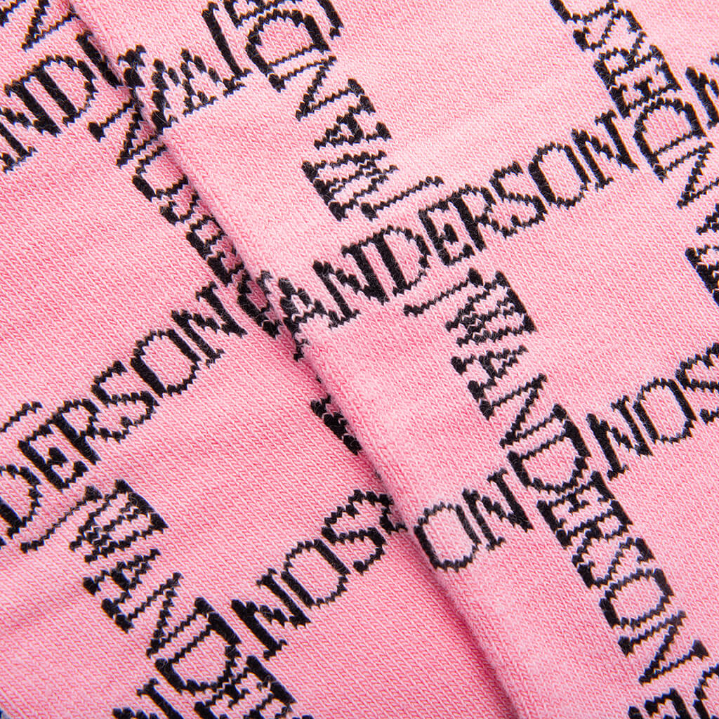 Logo Grid Sock Bundle - White/Black/Pink - Image 2