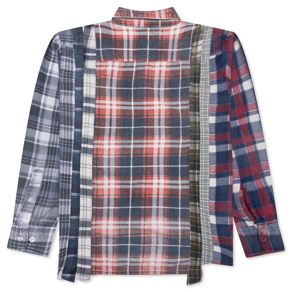 Flannel Shirt 7 Cuts Reflection Shirt - Assorted - Image 2