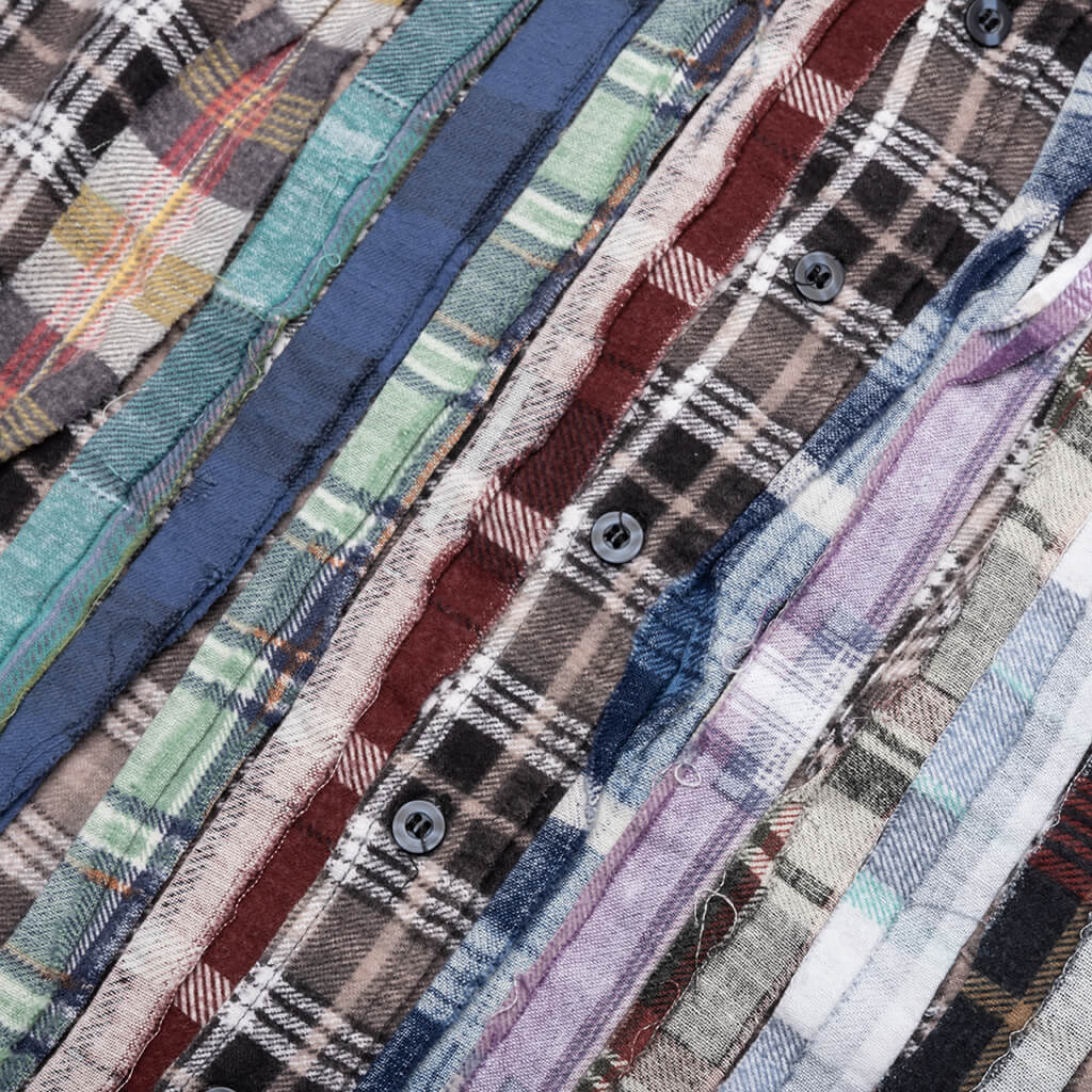 Flannel Shirt Ribbon Shirt - Assorted - Image 4
