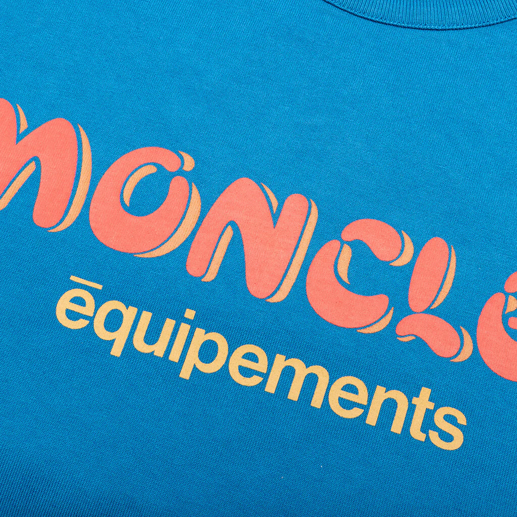Moncler Genius x Salehe Bembury Logo T-Shirt - Navy - Image 3