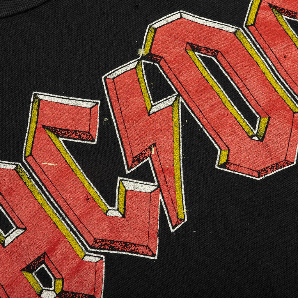 AC/DC 1980 Crew Tee - Coal Pigment - Image 3