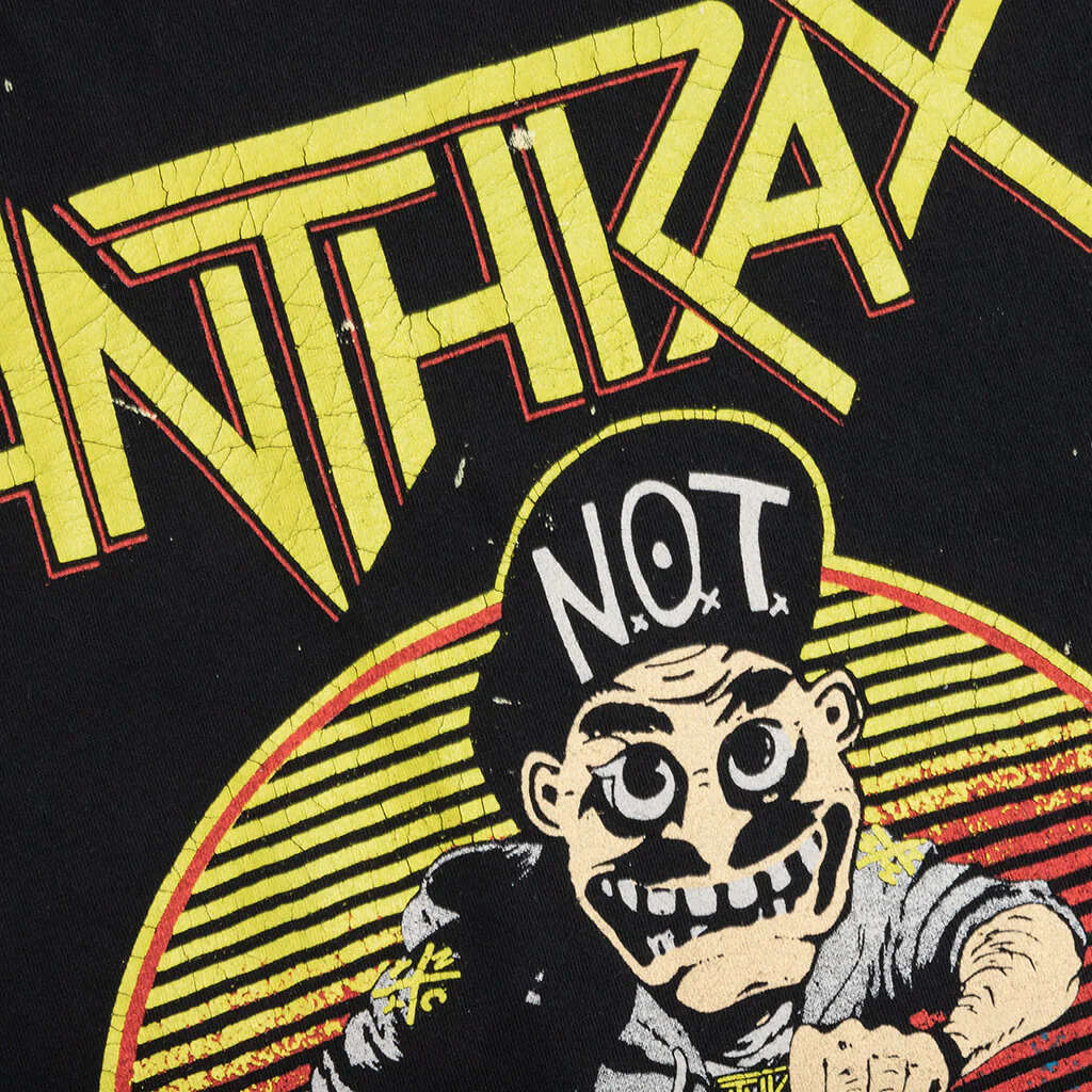 Anthrax Not Man 90's Tee - Coal Pigment - Image 3